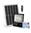 Foco proyector led solar 100W 6000K negro