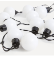 Guirnalda led bolas con cable 4m luz fría