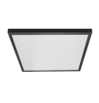 Plafón led slim superficie cuadrado 60W negro