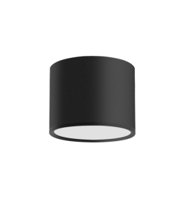 Plafón 6P1207 12W negro