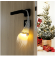 Gnomo navideño con luz led Gelbin 26cm gris
