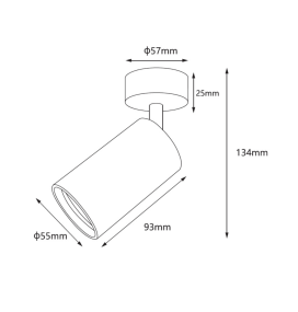 Aplique de techo o pared 68P1M6 blanco y madera