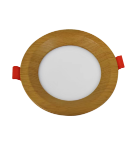 Downlight led redondo 22W CCT madera 225mm