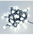 Guirnalda bolas led solar 10m 6500K