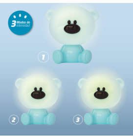Lámpara de mesa infantil Osito azul
