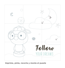 Lámpara de mesa infantil ovejita RGB batería recargable blanca