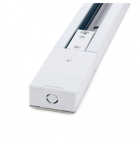 Carril monofásico para focos led barra 1 metro blanco
