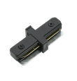 Conector I reforzado para carril monofásico negro