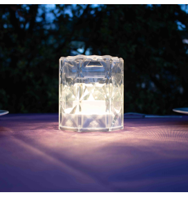 Lámpara de mesa con efecto vela Newgarden Jack 10 batería recargable