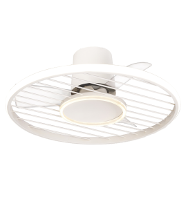 Ventilador led de techo con aspas Mantra Soho blanco