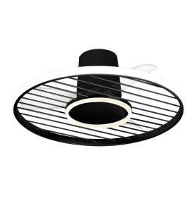 Ventilador led de techo con aspas Mantra Soho negro