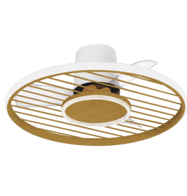 Ventilador led de techo con aspas Mantra Soho blanco