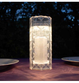 Lámpara de mesa con efecto vela Newgarden Jack 20 batería recargable