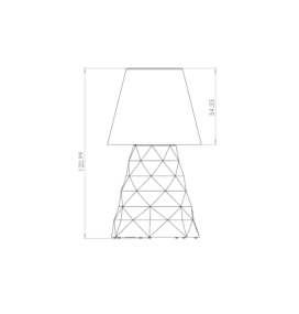 Lámpara led de mesa portátil Newgarden Lola Lux 12