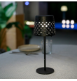 Lámpara led solar y batería recargable Newgarden Gretita negra