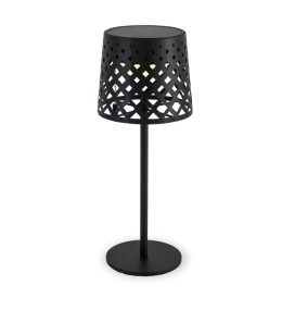 Lámpara led solar y batería recargable Newgarden Gretita negra