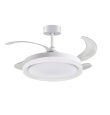 Ventilador de techo led con aspas retráctiles Kigali 36-72W blanco