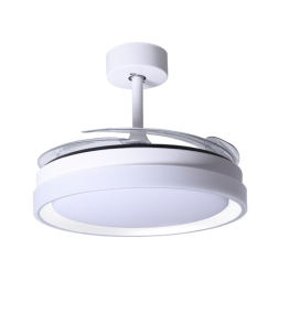 Ventilador de techo led con aspas retráctiles Kigali 36-72W blanco