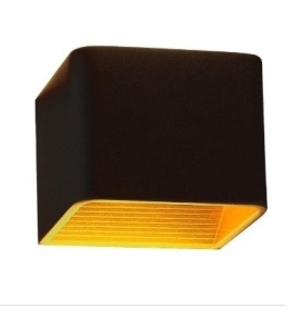 BAÑADOR DE PARED NEGRO/ORO 6W