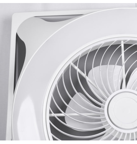 Ventilador de techo empotrable Panel 60x60 con luz