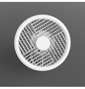 Ventilador led portátil con batería recargable Valle blanco