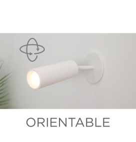 Aplique de pared led Newgarden Roll 4 batería recargable blanco