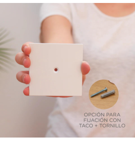 Aplique de pared led Newgarden Box 8 batería recargable blanco