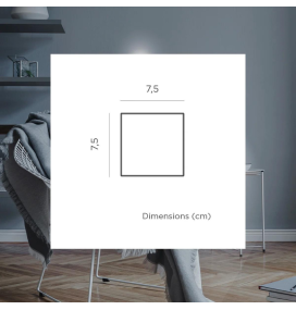 Aplique de pared led Newgarden Box 8 batería recargable blanco