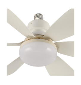 Ventilador de techo led E27 Oceano 18W blanco