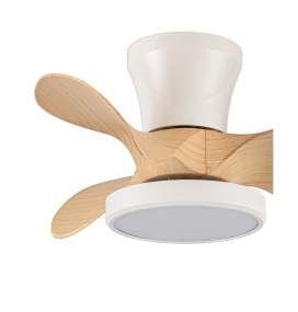 Ventilador de techo led Sierra 20W blanco y haya