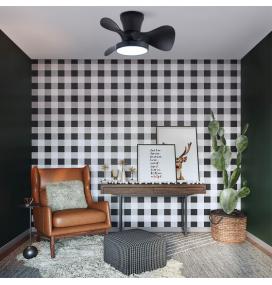 Ventilador de techo led Sierra 20W negro