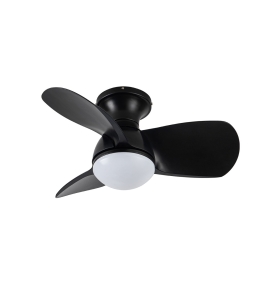 Ventilador de techo led Dalia 20W negro