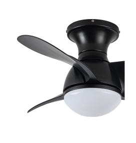 Ventilador de techo led Dalia 20W negro