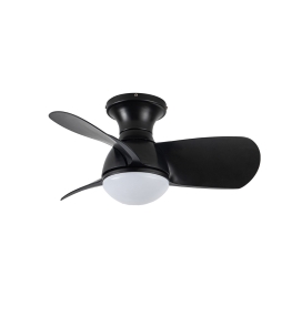 Ventilador de techo led Dalia 20W negro