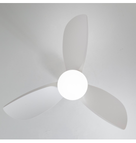 Ventilador de techo led Clavel 18W blanco