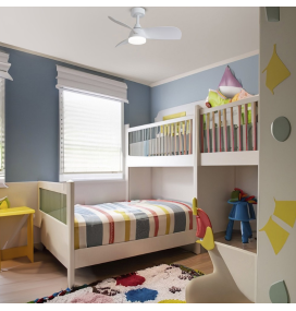 Ventilador de techo led Clavel 18W blanco