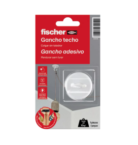 Gancho adhesivo cuelga...