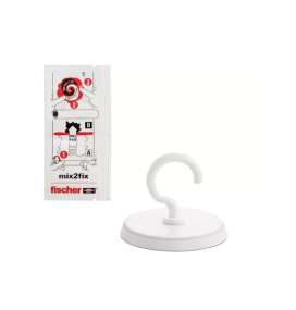 Gancho adhesivo cuelga fácil para techo y pared blanco