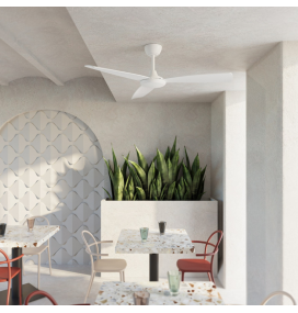 Ventilador de techo Sulion Lia sin luz blanco