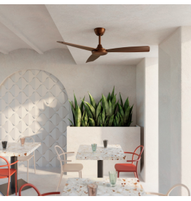 Ventilador de techo Sulion Lia sin luz marrón