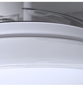 Ventilador de techo led con aspas retráctiles Delta 72W blanco