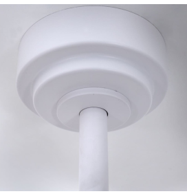 Ventilador de techo led con aspas retráctiles Delta 72W blanco