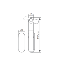Mini ventilador de mano plegable portátil batería recargable (una unidad)