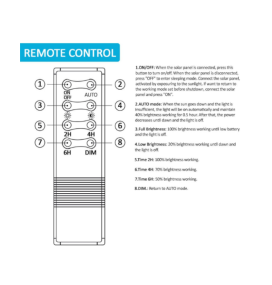 Cabeza de farola led solar Villa 300W CCT con sensor negra