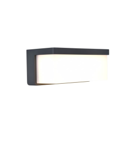 Aplique led solar y eléctrico Lutec Zelna 9W