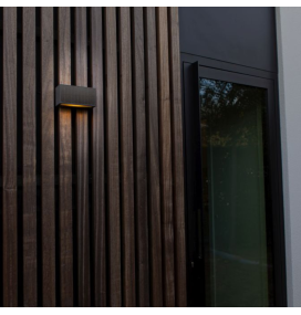 Aplique led solar y eléctrico Lutec Inka 9W