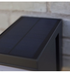 Aplique led solar y eléctrico Lutec Prima 9,5W con sensor de movimiento