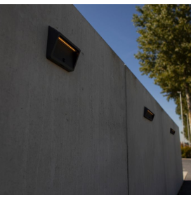 Aplique led solar Lutec Linko con sensor de movimiento 11,5W