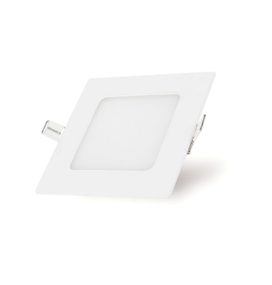 Downlight led empotrar cuadrado 12W blanco