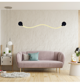 Aplique de pared led Neón 7W 3000K 38cm